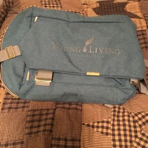 Young Living aback pack. Turquoise color.